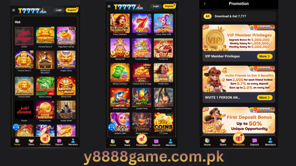 T7777 Game Apk Download (Trusted Earning App) in Pakistan 2026 2 T7777 Game